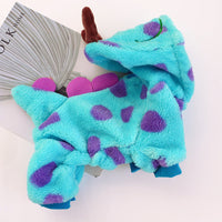 HKM-6320061 Bubble Dragon Four-legged Pet Clothing for Small Dogs, Sizes XXS to L
