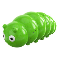 HKM-6320317 Sound Grinding Teething Ball for Dogs - Durable Plastic Chew Toy in Yellow and Insect Green