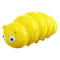 HKM-6320317 Sound Grinding Teething Ball for Dogs - Durable Plastic Chew Toy in Yellow and Insect Green
