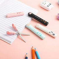 HKM-6320957 Cute Cat Paw Mini Stainless Steel Craft Scissors - Portable Folding Safety Scissors in 4 Colors