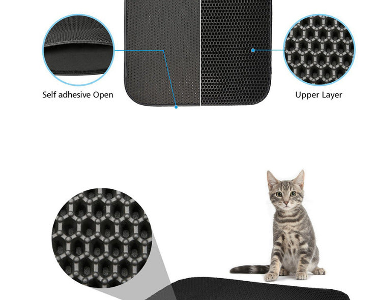 HKM-6321341 Double-Layer Waterproof Cat and Dog Massage Cushion ¨C Multi-Purpose Litter and Scratch Pad