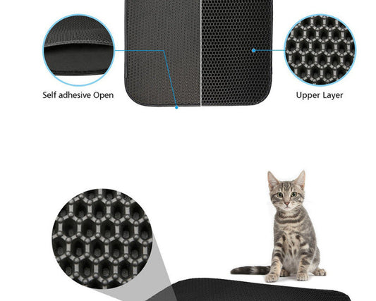 HKM-6321341 Double-Layer Waterproof Cat and Dog Massage Cushion ¨C Multi-Purpose Litter and Scratch Pad
