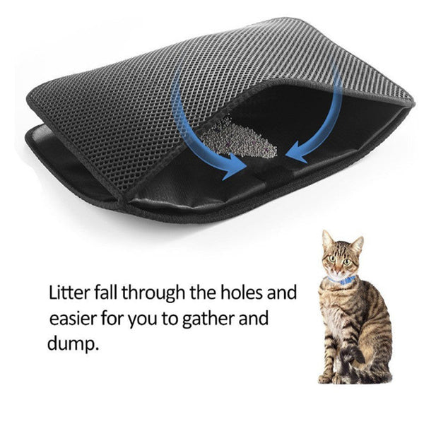 HKM-6321341 Double-Layer Waterproof Cat and Dog Massage Cushion ¨C Multi-Purpose Litter and Scratch Pad