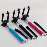 HKM-632147 Telescopic Stainless Steel 7-Section Selfie Stick with U-Shaped Clip for Convenient Captures