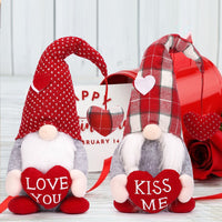 HKM-632275 Cotton Stuffed Faceless Doll Pendant for Valentine's Day Gift