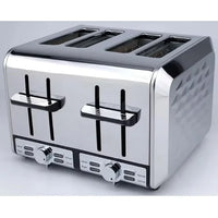 HKM-632339 1700W Purple Stainless Steel Electric Toaster for Home Use