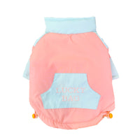 HKM-6323901 Warm Cotton-Padded Jacket for Winter in Blue and Pink, Sizes L to 3XL