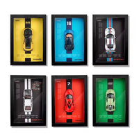 HKM-632403 1:32 Scale Mini Metal Sports Car Model for Home Decoration and Collection