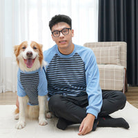 HKM-6324541 Striped Large Dog Undershirt - Unisex Polyester Pet Shirt in Various Colors