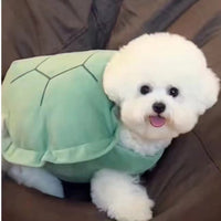 HKM-6325053 Tortoise Shell Design Pet Vest - Soft Cotton Velvet for Small to Medium Pets
