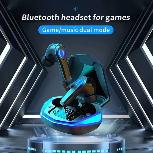 HKM-632595 True Wireless Bluetooth Earbuds with Hands-Free Functionality and Mini In-Ear Design for Gaming and Music