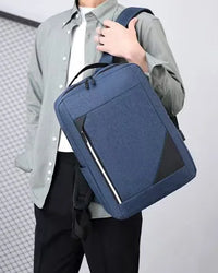 HKM-632659 Waterproof Oxford Backpack with USB Charging Port for Laptops and Computers