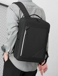 HKM-632659 Waterproof Oxford Backpack with USB Charging Port for Laptops and Computers