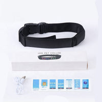 HKM-6327229 Rechargeable Anti-Lost Dog Collar with Adjustable Cotton Weaving Belt (50-65cm)