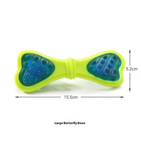 HKM-6327869 Durable Butterfly Bone Chewing Toy for Dogs - Nylon PU, Available in Small, Medium, and Large Sizes