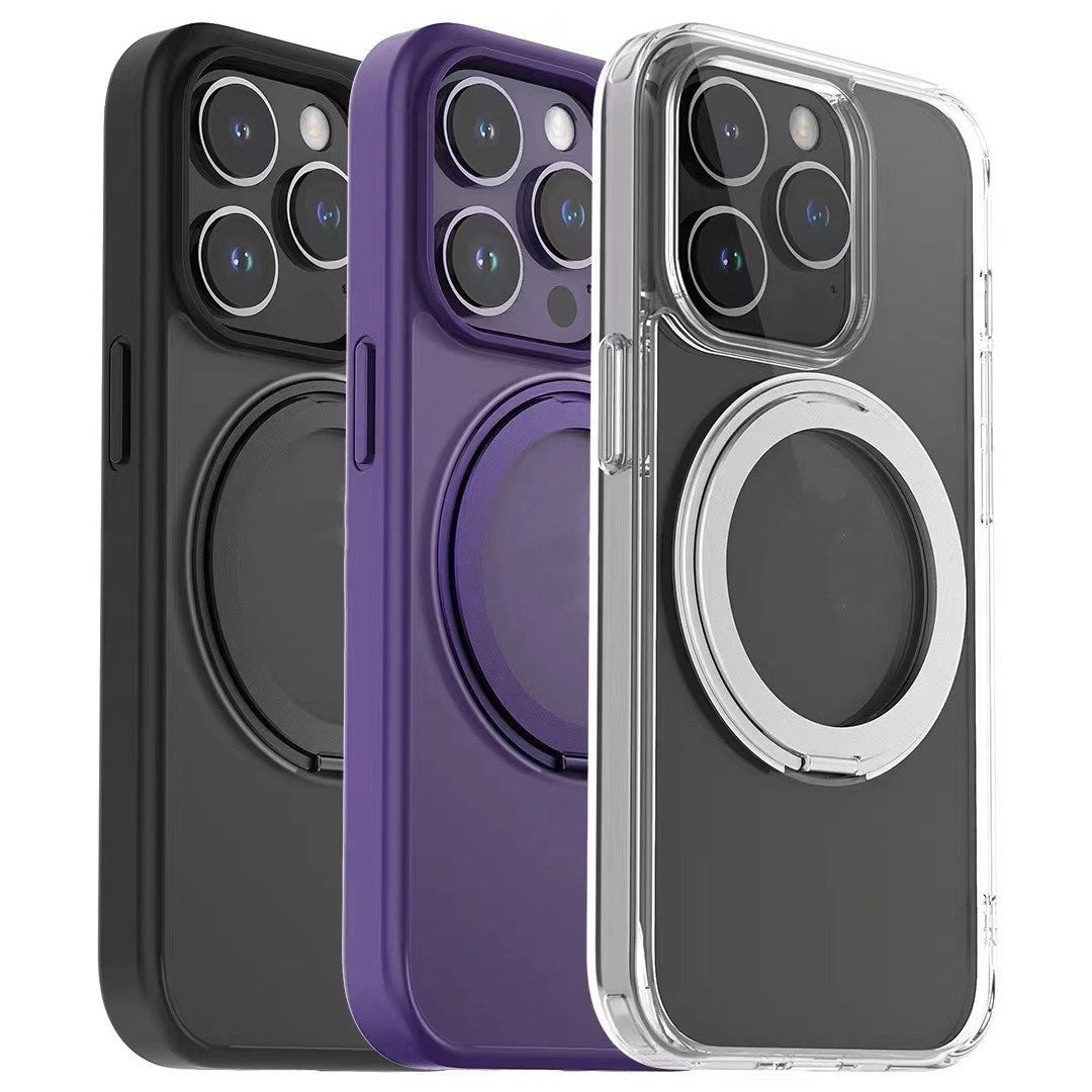 HKM-632851 Rotating Pivot Protective Sleeve with Magnetic Suction for iPhone Models