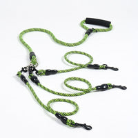 HKM-6329021 Multi-Head Wear-Resistant Dog Leash in Various Colors and Traction Options