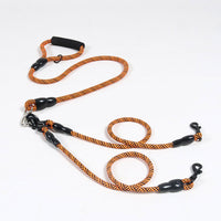 HKM-6329021 Multi-Head Wear-Resistant Dog Leash in Various Colors and Traction Options