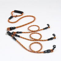 HKM-6329021 Multi-Head Wear-Resistant Dog Leash in Various Colors and Traction Options