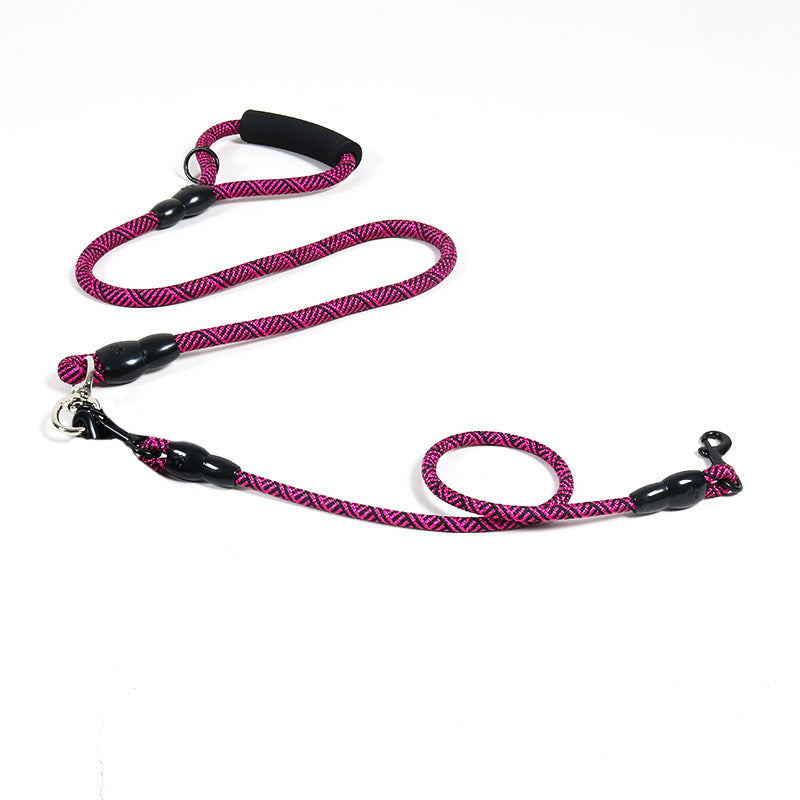 HKM-6329021 Multi-Head Wear-Resistant Dog Leash in Various Colors and Traction Options