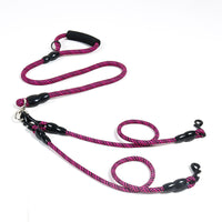 HKM-6329021 Multi-Head Wear-Resistant Dog Leash in Various Colors and Traction Options