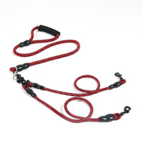 HKM-6329021 Multi-Head Wear-Resistant Dog Leash in Various Colors and Traction Options