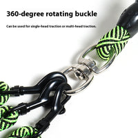 HKM-6329021 Multi-Head Wear-Resistant Dog Leash in Various Colors and Traction Options