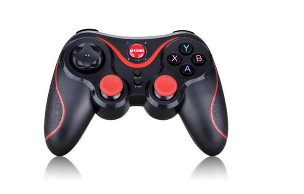 HKM-632915 Wireless Bluetooth Gamepad for Android, iOS, Windows, and PS3 with Charging Bracket and Manual