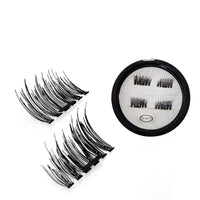 HKM-632979 Handmade Single Magnet Realistic False Eyelashes - 4 Pieces Per Pair