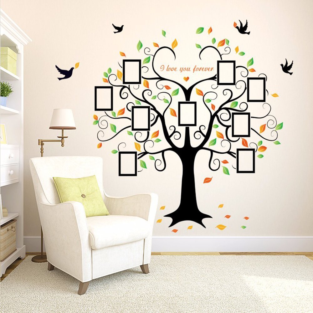 HKM-632979 Removable PVC Wall Sticker - Eco-Friendly and Waterproof Decorative Vinyl Decal 60x90CM