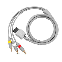 HKM-633107 1.8M Gold-Plated RCA AV Cable for Nintendo WII/WII U Console to TV Connection