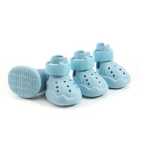HKM-6331837 Large Dog Breathable Sandals - Casual Non-Slip EVA Shoes in Black, Purple, Light Blue, Cream White