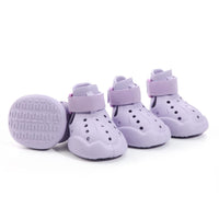 HKM-6331837 Large Dog Breathable Sandals - Casual Non-Slip EVA Shoes in Black, Purple, Light Blue, Cream White