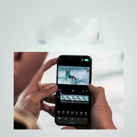 HKM-633299 Compact Mobile Phone Folding Stabilizer with 20h Battery Life and 340° Rotation