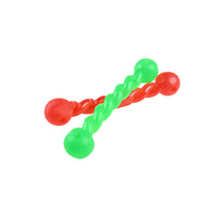 HKM-6333629 Rubber Molar Toy for Dogs - Soft Bite-Resistant Chew Bone, Available in Small and Large Sizes
