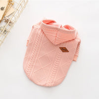 HKM-6335549 Cozy Two-Legged Sweater for Dogs - Available in Pink and Wine Red