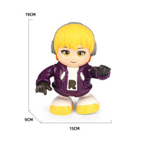 HKM-633555 Educational Electric Dancing Light Singing Robot Toy for Boys and Girls Age 2-13, Battery Operated with Sound and Light, Mechanical Doll