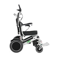 HKM-633619 D11 Electric Wheelchair with Removable Batteries and 20km Driving Range, Black, Max Load 120kg