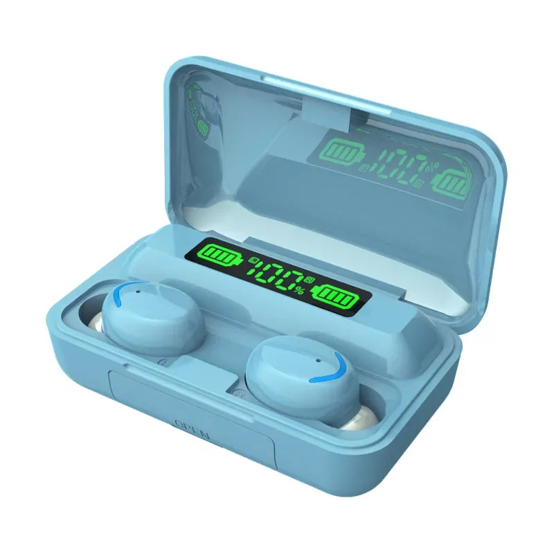 HKM-633747 9D Stereo True Wireless Earbuds with Waterproof Design and LED Battery Indicator