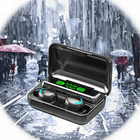 HKM-633747 9D Stereo True Wireless Earbuds with Waterproof Design and LED Battery Indicator