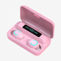 HKM-633747 9D Stereo True Wireless Earbuds with Waterproof Design and LED Battery Indicator