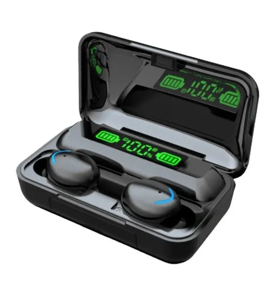HKM-633747 9D Stereo True Wireless Earbuds with Waterproof Design and LED Battery Indicator