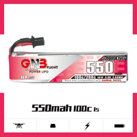 HKM-633811 High Energy 550mAh 1S 3.8V HV Lithium Battery with A30 Plug for Remote Control FPV UAV