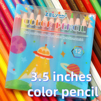 HKM-633875 48-Color Coloured Pencil Set for Children - Ideal for School & Drawing Activities