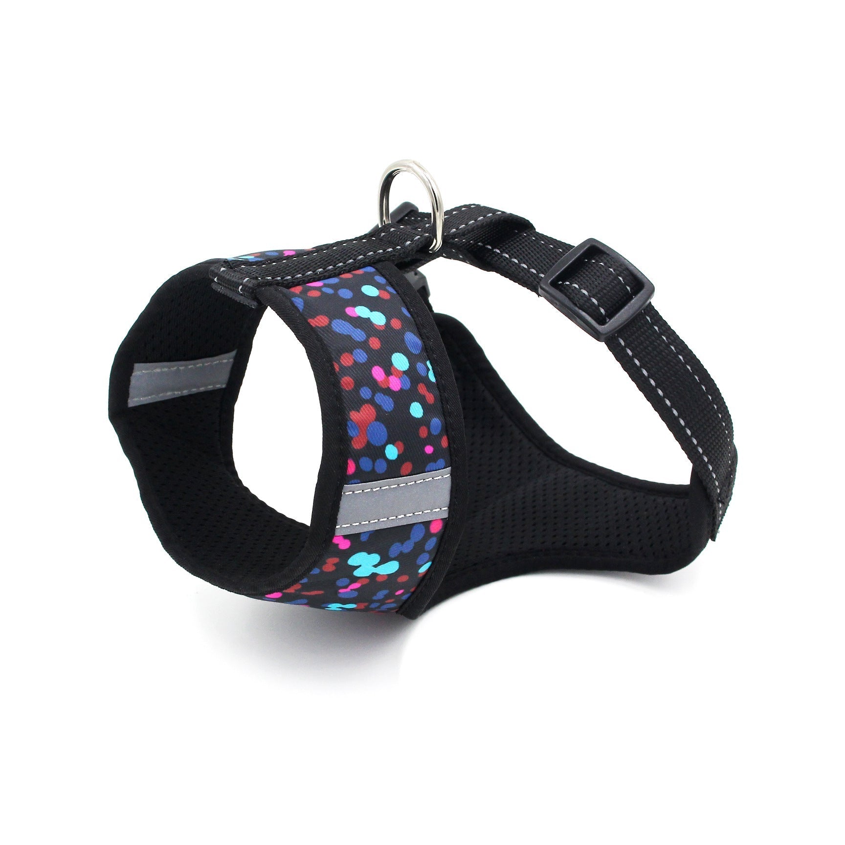 HKM-6340029 Reflective Polyester Dog Chest Strap - Adjustable Neck and Chest Sizes S to L