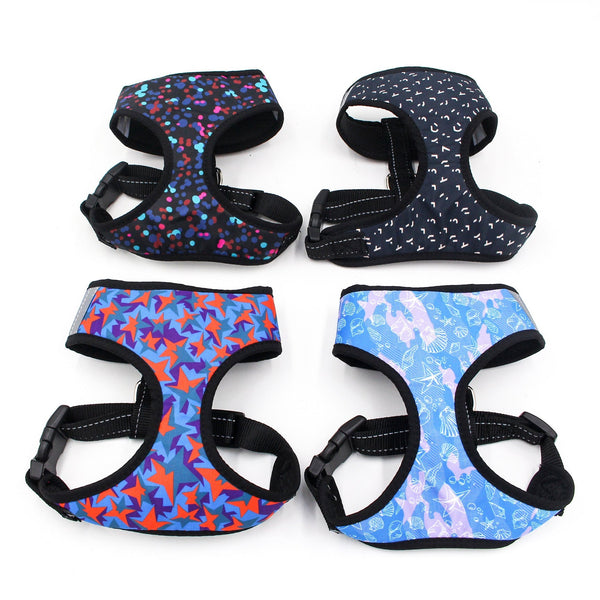 HKM-6340029 Reflective Polyester Dog Chest Strap - Adjustable Neck and Chest Sizes S to L
