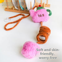 HKM-6340413 Retro Cat Elastic String Toy - Interactive Teaser for Stress Relief and Playtime