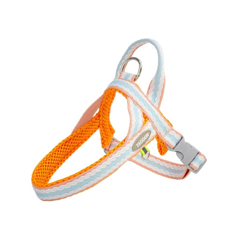 HKM-6340541 Lightweight Y-Type Pet Harness with Hand Holding Rope for Easy Dog Walking