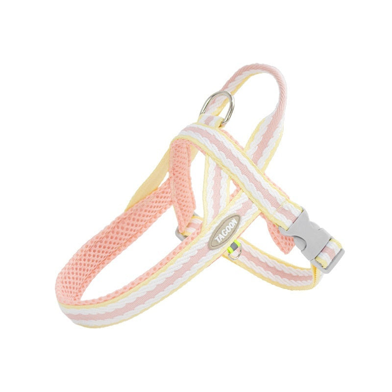 HKM-6340541 Lightweight Y-Type Pet Harness with Hand Holding Rope for Easy Dog Walking