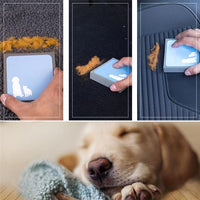 HKM-6342333 Pet Hair Removal Device for Carpets, Sofas, and Clothes ¨C Reusable Brush with Anti-Static Bristles